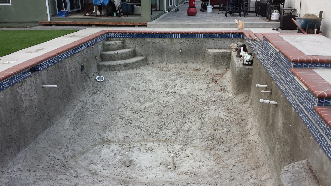 pool ready to plaster 1