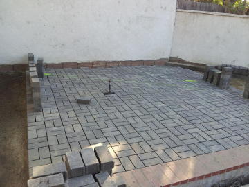 paver prep end of pool 3