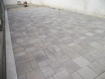 paver prep rear of house 8