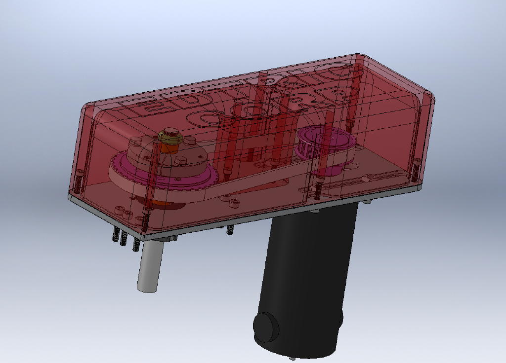 thrust bearing and motor mount asm-R2-6