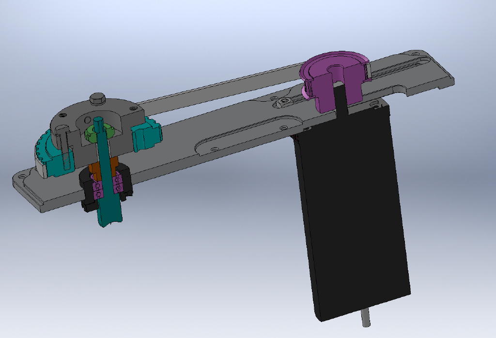 Y axis motor mount assembly R2-4