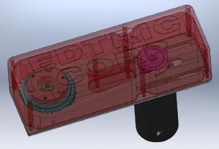 Y axis motor mount assembly R2-2