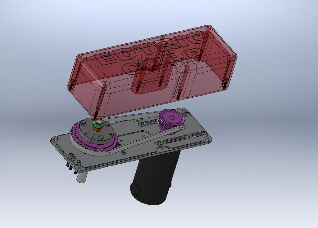 thrust bearing and motor mount asm-R2-7