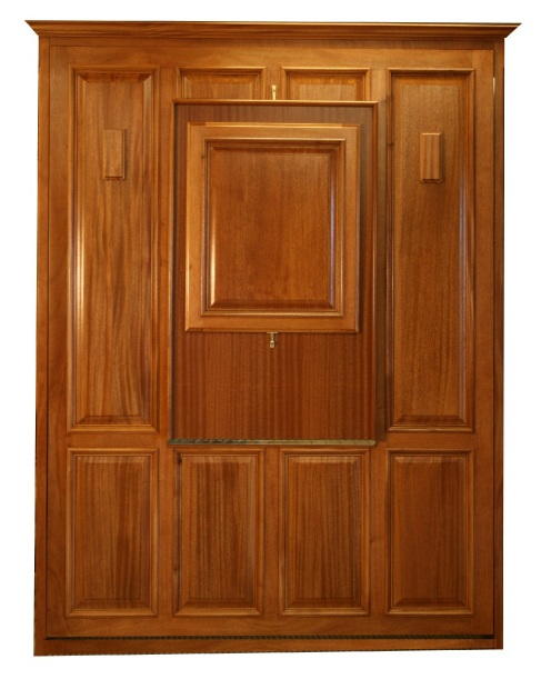 mahogany-murphy-bed-table-up