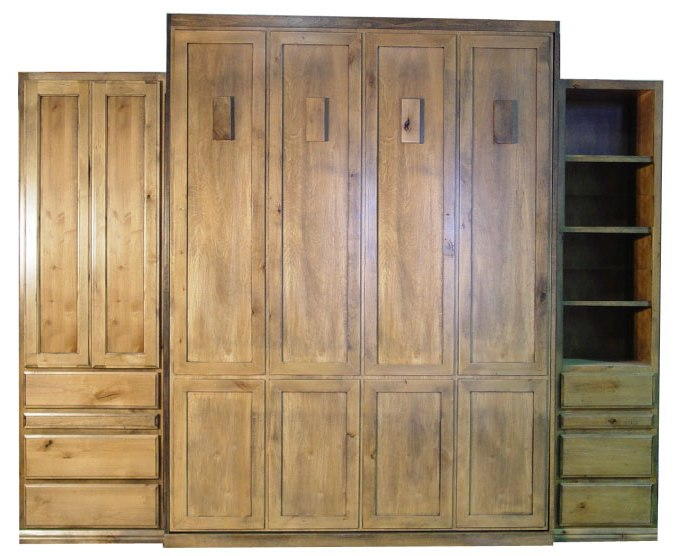 shaker-murphy-bed-knotty-alder-black-glaze