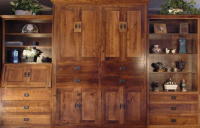 Mission-Style-wallbed-side-cabinets